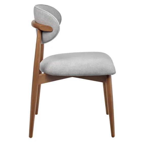 Стул Mod, орех, серый