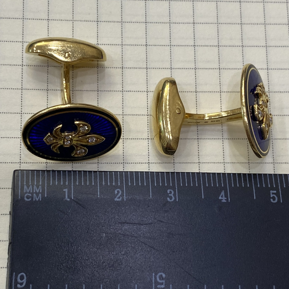 Запонки Faberge