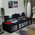 Бескаркасный диван кровать раскладной "BMW"
