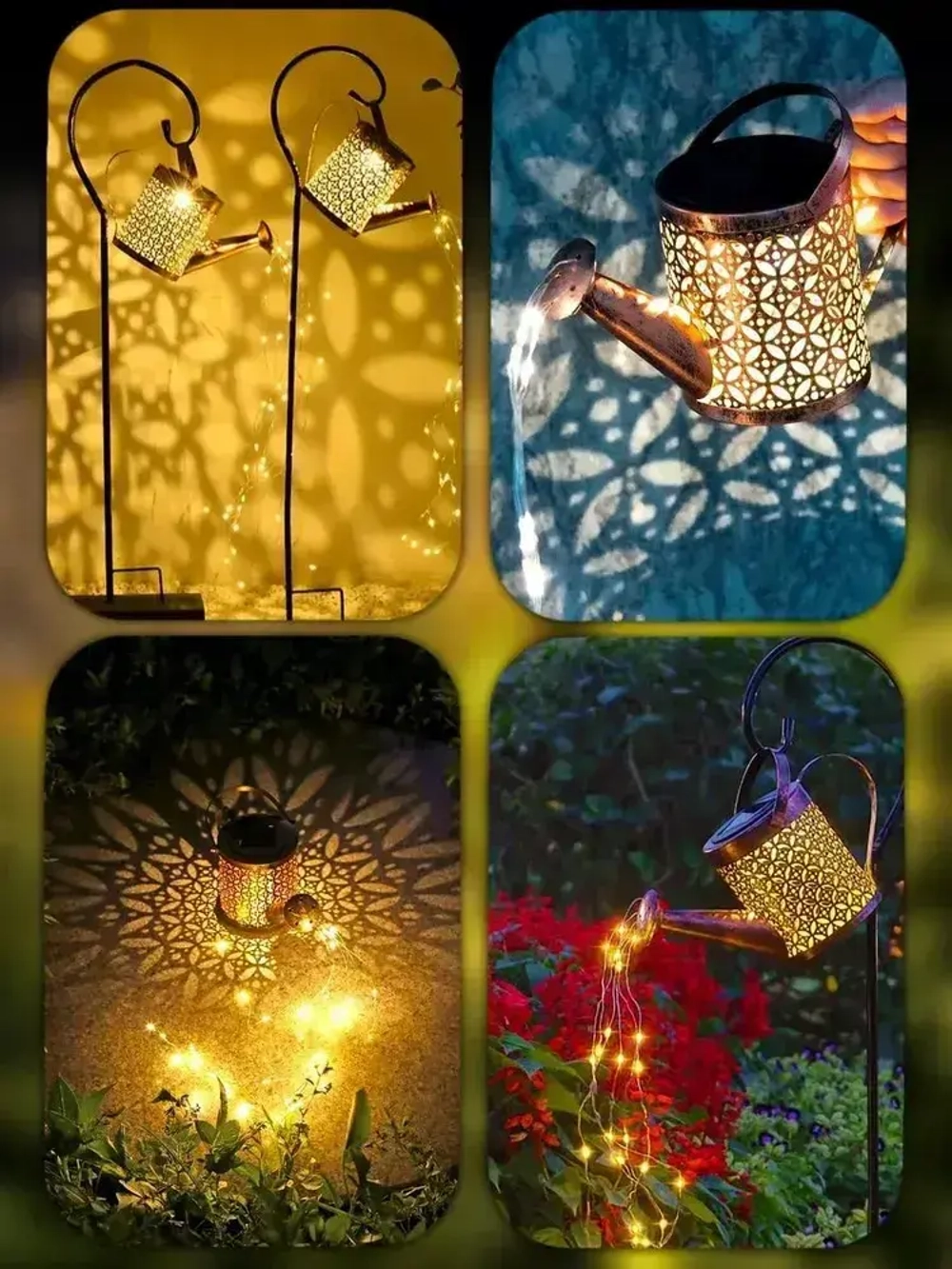 Светильник уличный на солнечной батарее Лейка