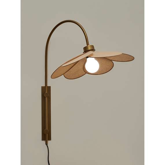 Светильник настенный kamille, 55х67 см, бежевый