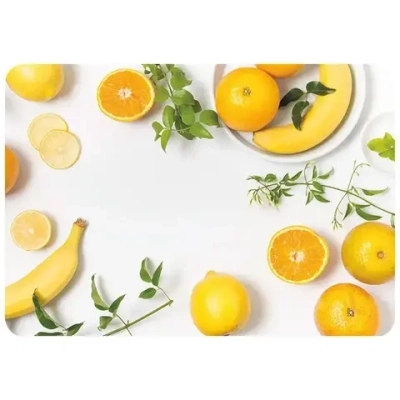 Салфетка сервировочная PPM-06 Свежесть лета (40*28 см), пластик (комплект 10 шт)