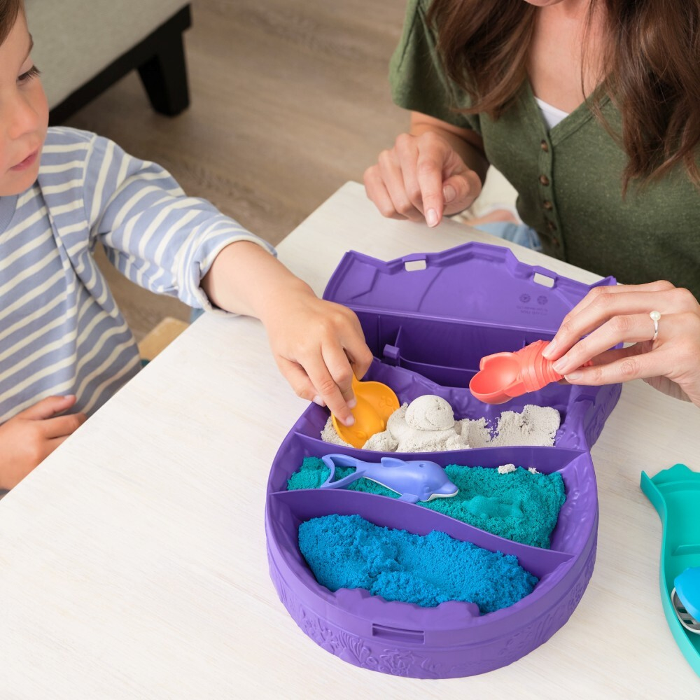 Kinetic Sand - Кинетический песок Ракушка 680 г Глубоководный набор 20146589 / артикул   71670 6069782 20146589  / GTIN 681147012691