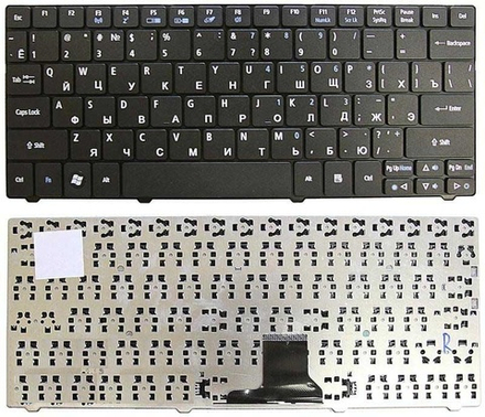 Клавиатура для ноутбука Acer Aspire 1830T 1825 1810T, Acer Aspire One 721 722 (черная)