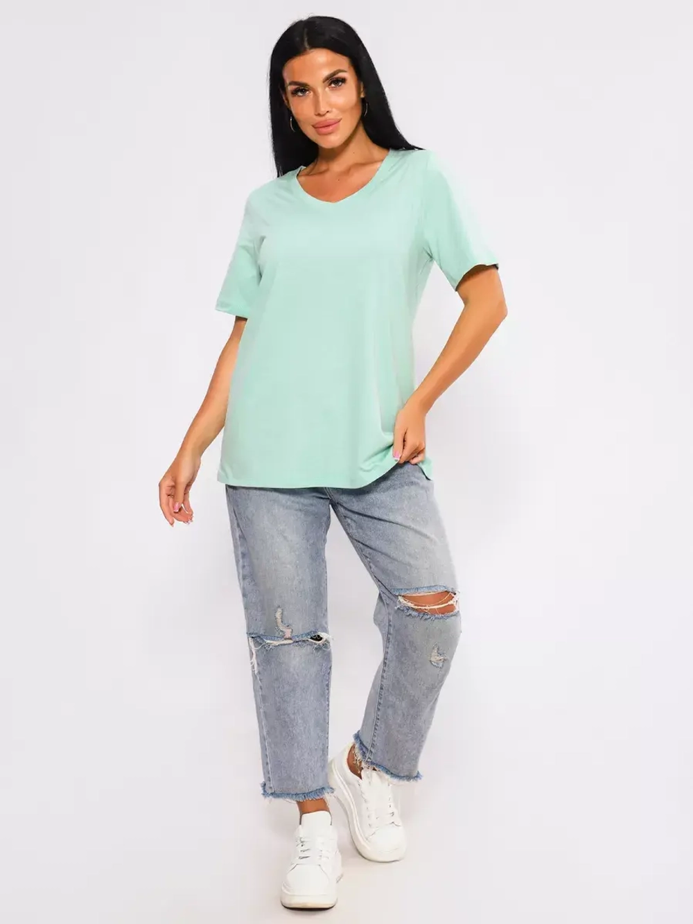 Футболка базовая большие размеры