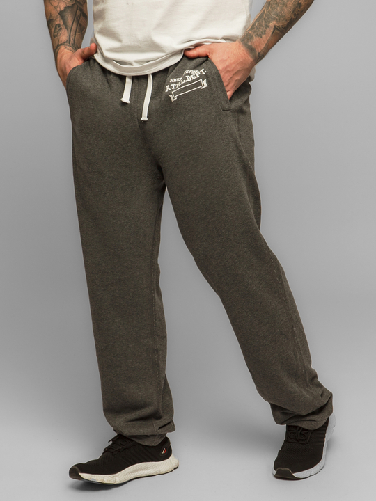 Трикотажные прямые брюки Abercrombie & Fitch ABT6F