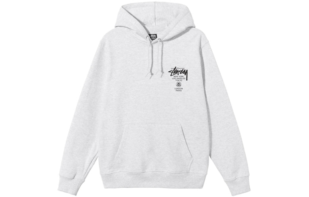 Худи Stussy World Tour Hoodie Logo, 3923658