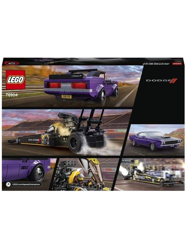 Конструктор LEGO Speed Champions 76904 Mopar Dodge//SRT Top Fuel Dragster and 1970 Dodge Challenger T/A