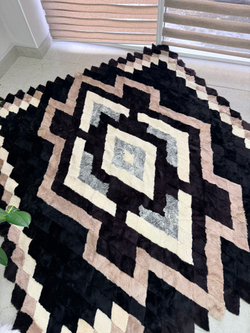 Покрывало меховое ковер из шкуры овчины