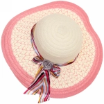 Шляпа женская с широкими полями «TiraMiSu- Ассоль», микс 6 цветов, р58, ширина полей 10 см