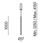 Подвесной светильник Maytoni MOD246PL-L24BK1