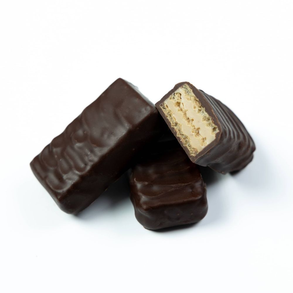 Конфеты Пралине, Вафли, Шоколад, Ваниль, Мишка 110 гр - Петербургская Коллекция