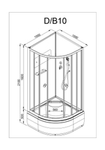 Душевая кабина AvaCan D10