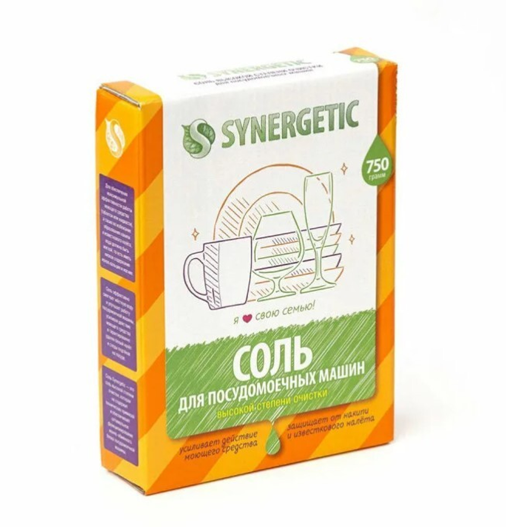Synergetic Соль для ПОСУДОМОЕЧНЫХ машин 750гр *6*12*