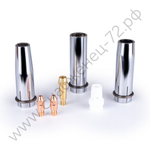 FoxWeld Набор комплектующих MIG-40 (2 наконечника, 3 сопла, 1 держ. након., 1 диффузор газ., пр-во FoxWeld/КНР)