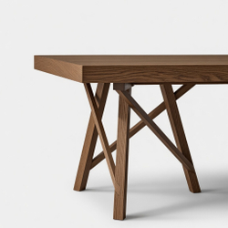 Дизайнерский стол EDGE wood large