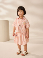 Рубашка с коротким рукавом и юбка в комплекте для девочки Next AG9-825, Розовый