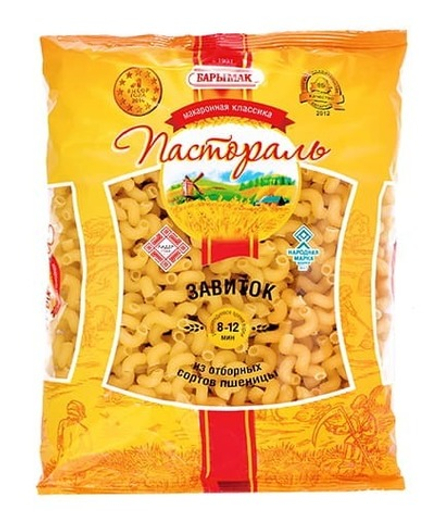 Макаронные изделия "Завиток" 900г. Пастораль