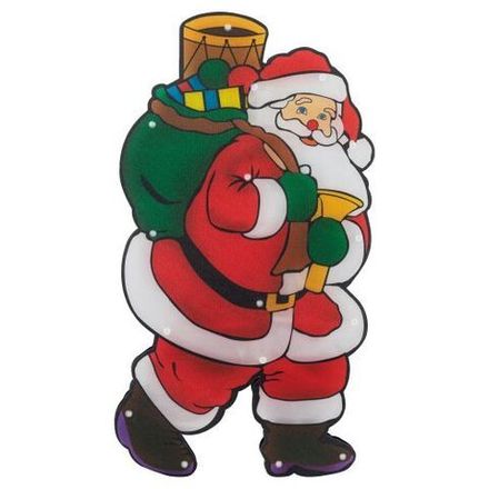 Фигура светодиодная новогодняя Дед Мороз 2 24х45см 20LED IP20 3хAAA Эра Б0056007