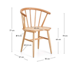 Стул Krise деревянный