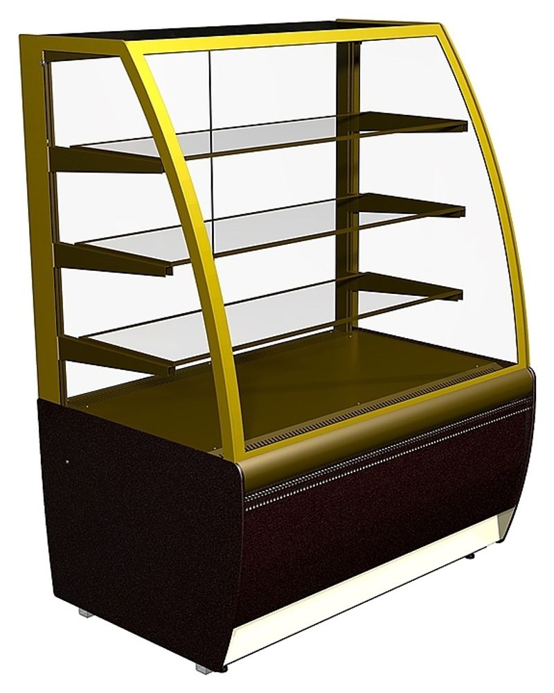 Витрина кондитерская Carboma K70 VV 1,3-1 Standard (ВХСв - 1,3д Люкс)