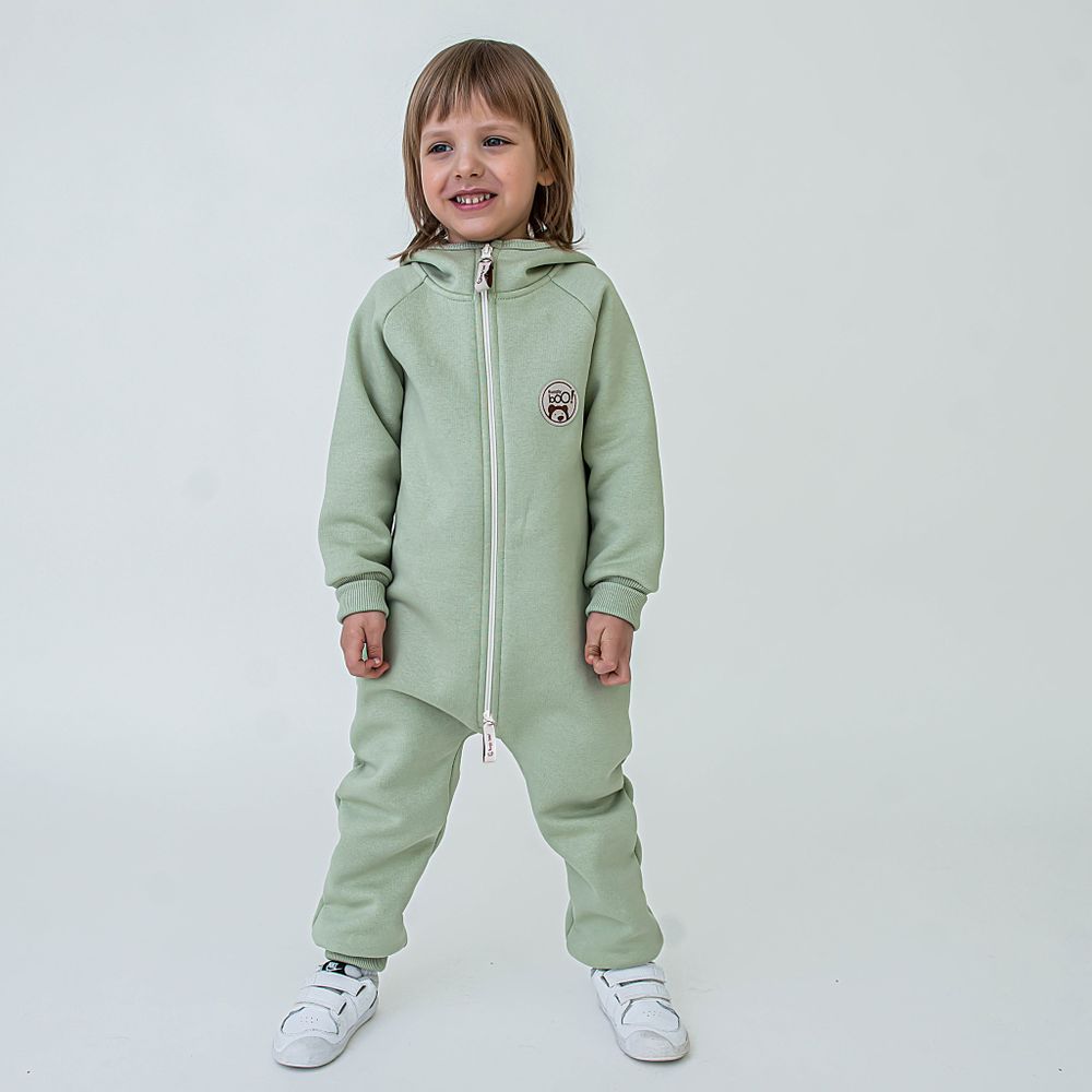 Комбинезон с клапаном "Шалфей" утепленный