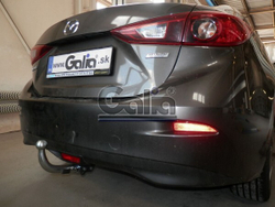 Фаркоп оцинкованный Galia M135A для Mazda 3 седан 2013-(паспорт и сертификат в комплекте)(без электрики)