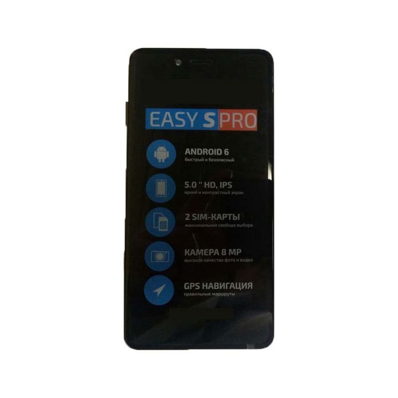 Дисплей для Higscreen Easy S / Easy S Pro в сборе с тачскрином на рамке