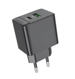 Зарядное устройство Borofone BAS14A PD20W+QC3.0 3A Type-C+USB Black