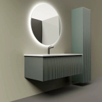 Тумба с раковиной LA FENICE TERRA Grigio 60 серая