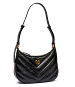 Кожаная сумка хобо HALF MOON MINI Pinko - черный(102790 A1RO)