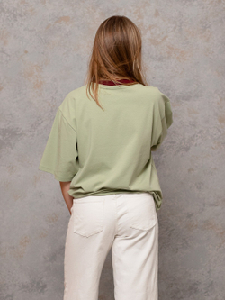 Футболка взрослая, Фисташка - Малиновый вайб