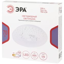 Светильник потолочный светодиодный ЭРА Классик без ДУ SPB-6 Slim Lily 70W-6,5K 6500K | Светильники SPB-6 без ДУ
