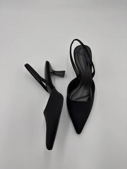 Туфли женские текстиль арт. 86-8 цвет "чёрный"