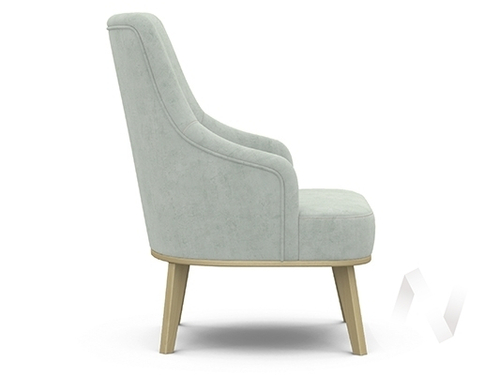 Кресло отдыха Комфорт-5 высокая спинка (бесцветный лак/FRESCA BRILLIANT)