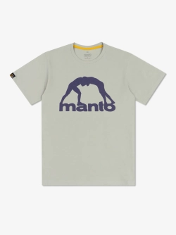 Футболка MANTO VIBE 25 Светло-серый-темно-фиолетовый