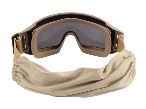 Маска стрелковая ShotTime Puma, защитная, хаки, комплект с 3 линзами