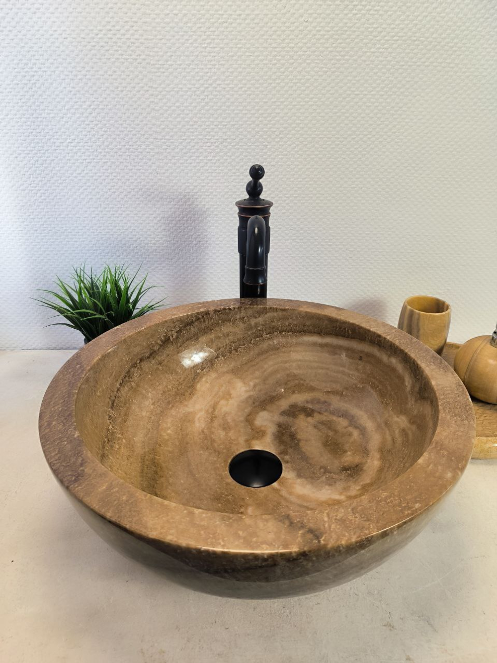 Раковина из оникса Bowl Sunset BO-65634 (45*45*17) из натурального камня