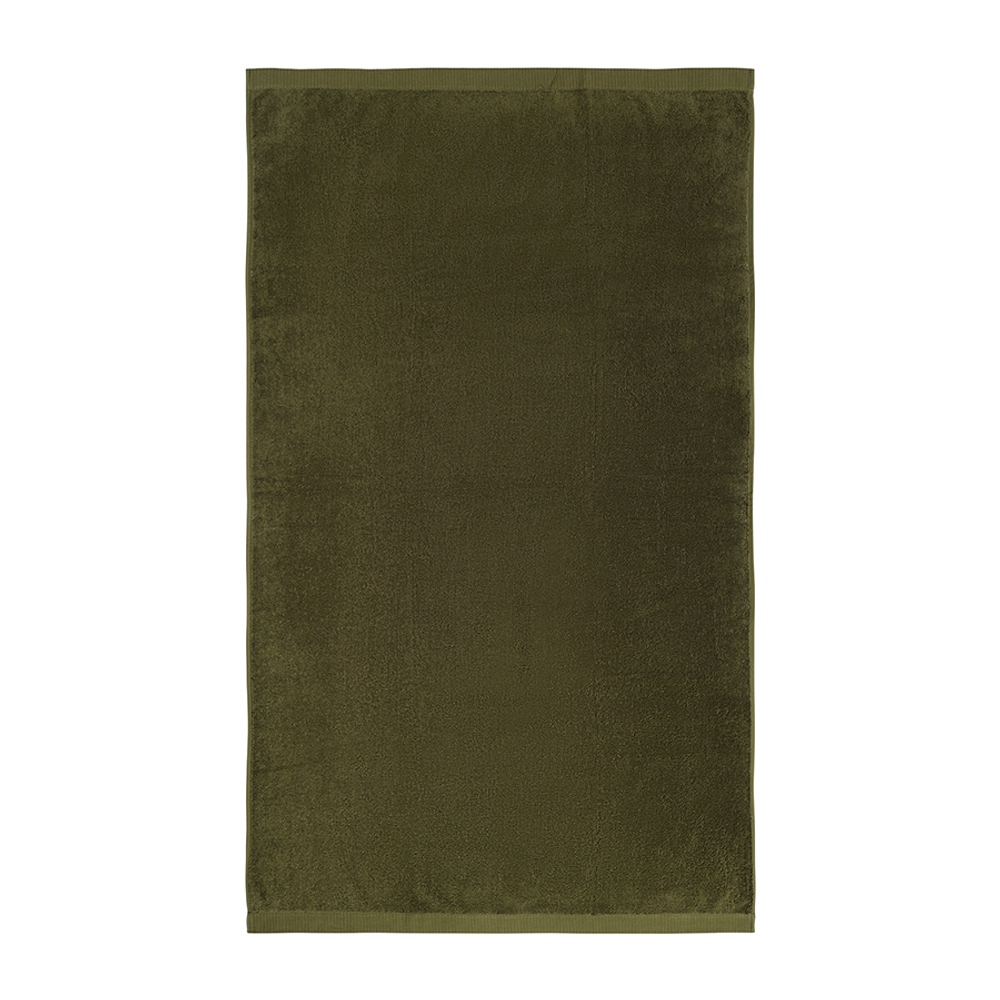 Полотенце банное оливкового цвета из коллекции essential, 90х150 см