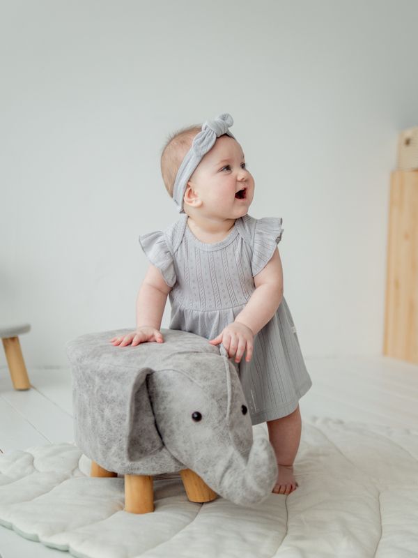 Платье-боди с крылышками 