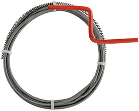 Трос сантехнический для чистки труб 3,5 м x 6,0 мм 74332 КУРС