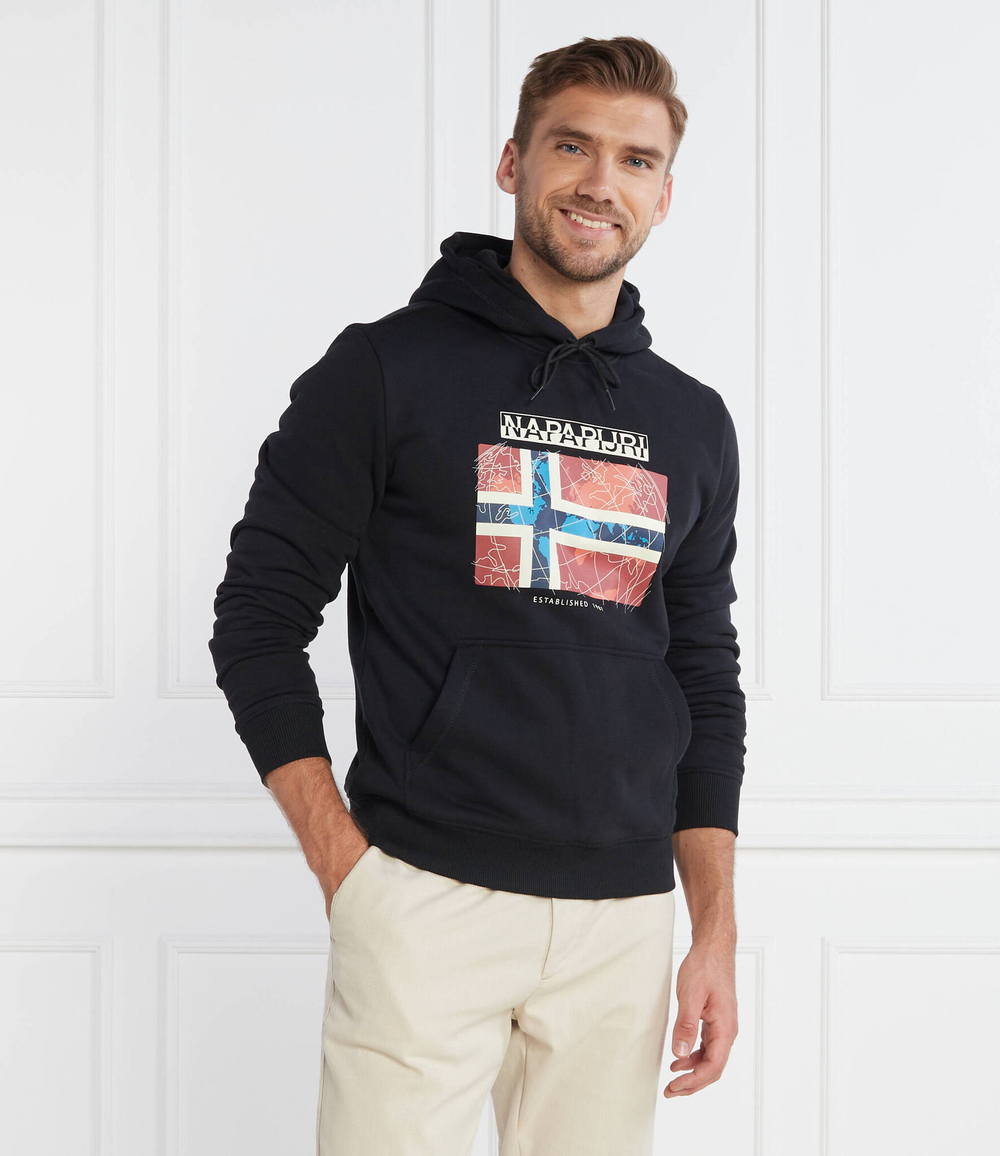 Худи B-GUIRO H 1 Napapijri - черный(NP0A4HE9)