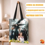Сумка шоппер с принтом Final Fantasy