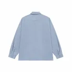 Купить Рубашка Ymkashix Velvet Button голубая Рубашка Ymkashix Velvet Button голубая