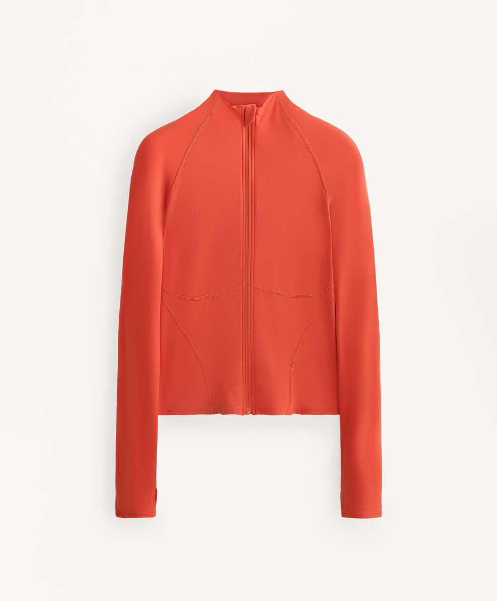 Oysho Легкая и теплая высокотехнологичная куртка Running, ярко-оранжевый