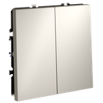 Перекрестный переключатель встраиваемый VOLTUM S70 двухклавишный 10А, (кашемир)