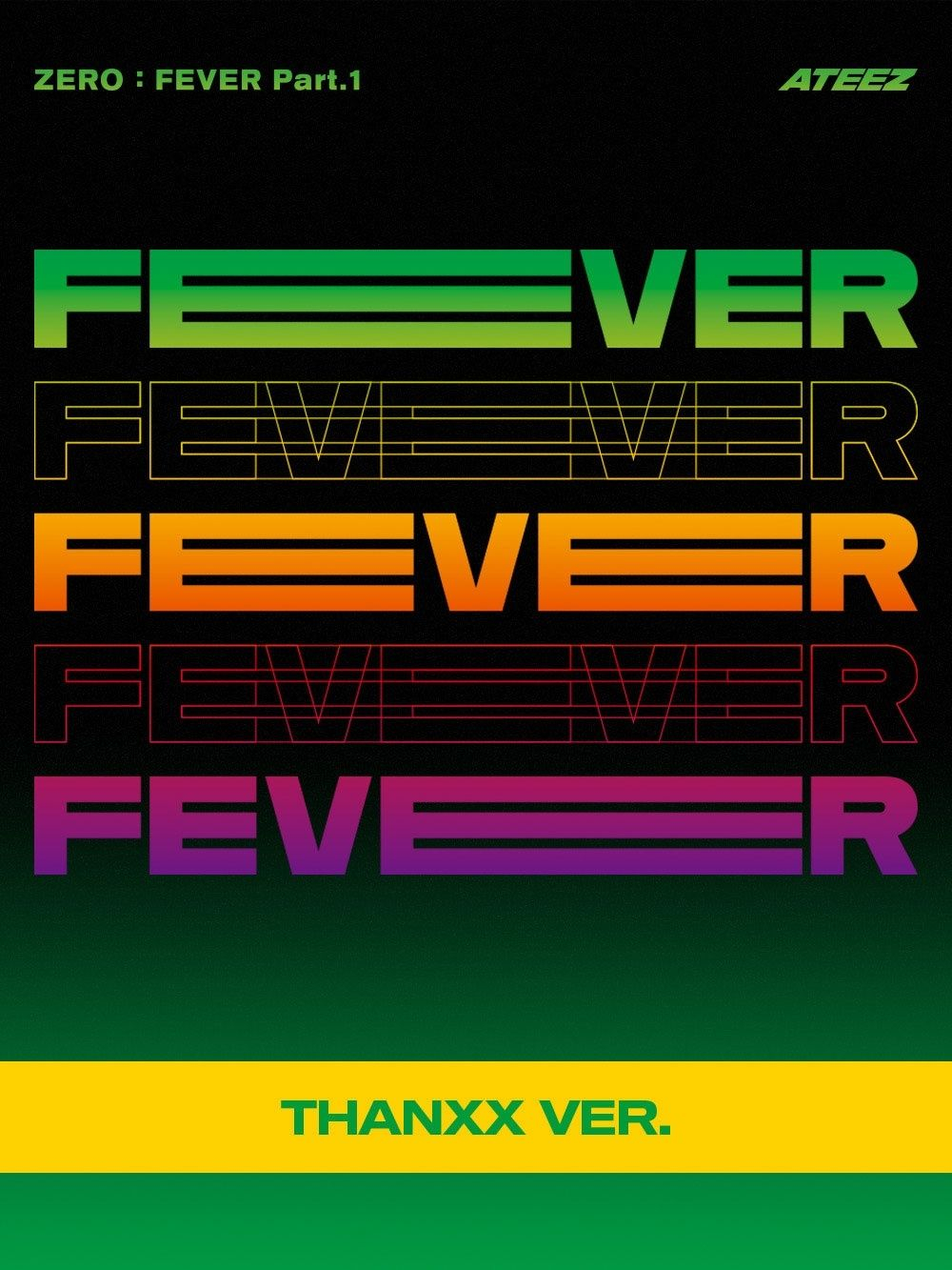 Альбом ATEEZ - ZERO : FEVER PART.1 PLATFORM 3 Version SET