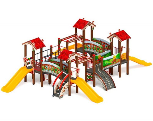 Детский игровой комплекс В гостях у сказки Н 900 ДИК 1.05.01-28