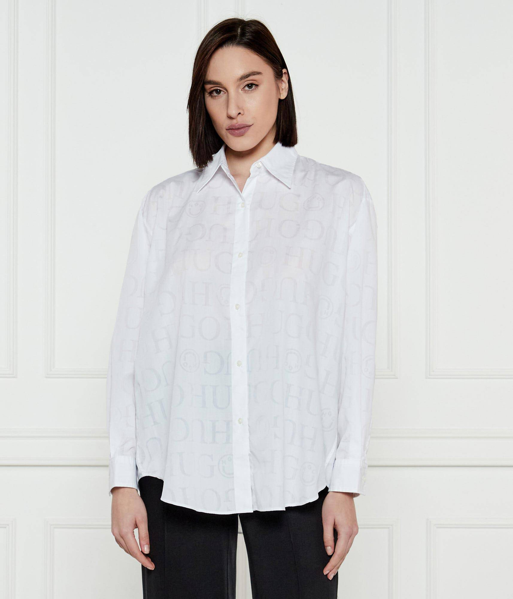 Рубашка Elisana_B Hugo Blue - белый(50530355)