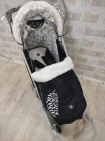 Санки-коляски Ника 7-5K черный с шишкой